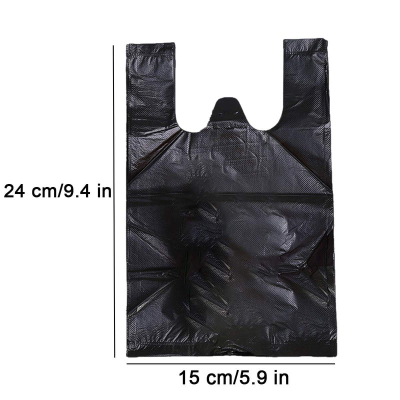 Hipruict Sanitary Napkin Disposal Bags, 200 PCS Personal Disposal Bags For Women Trash Bags With Handle For Feminine Hygiene Product - Black - Image 2